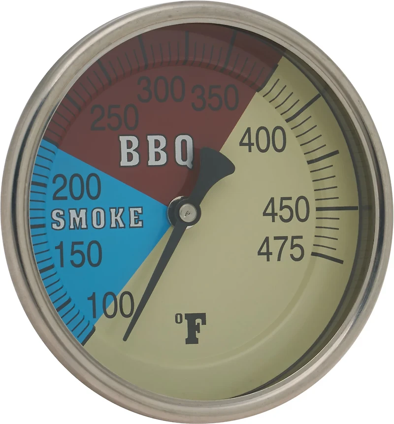 Old Country BBQ Pits 4" Adjustable Temperature Gauge