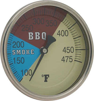 Old Country BBQ Pits 4" Adjustable Temperature Gauge
