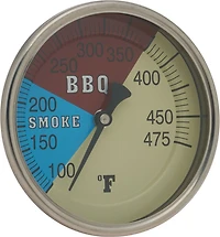 Old Country BBQ Pits 4" Adjustable Temperature Gauge