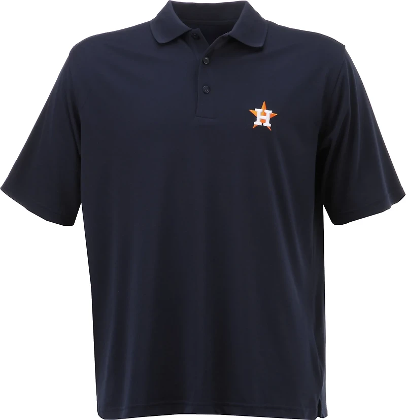 Antigua Men's Houston Astros Piqué Xtra Lite Polo Shirt