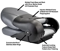 Tempress High-Back NaviStyle Boat Seat