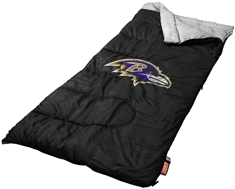 Coleman® Kids' Baltimore Ravens 50°F Sleeping Bag