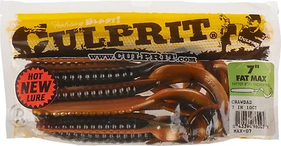 Culprit Fat Max 7 Soft Plastic Lures 10-Pack