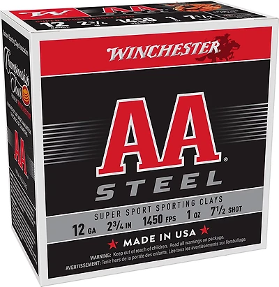 Winchester AA Super Sport Steel Sporting Clays 12 Gauge Shotshells