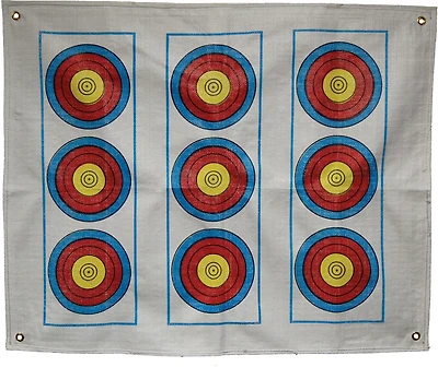 Morrell Vertical 3-Spot Target Face