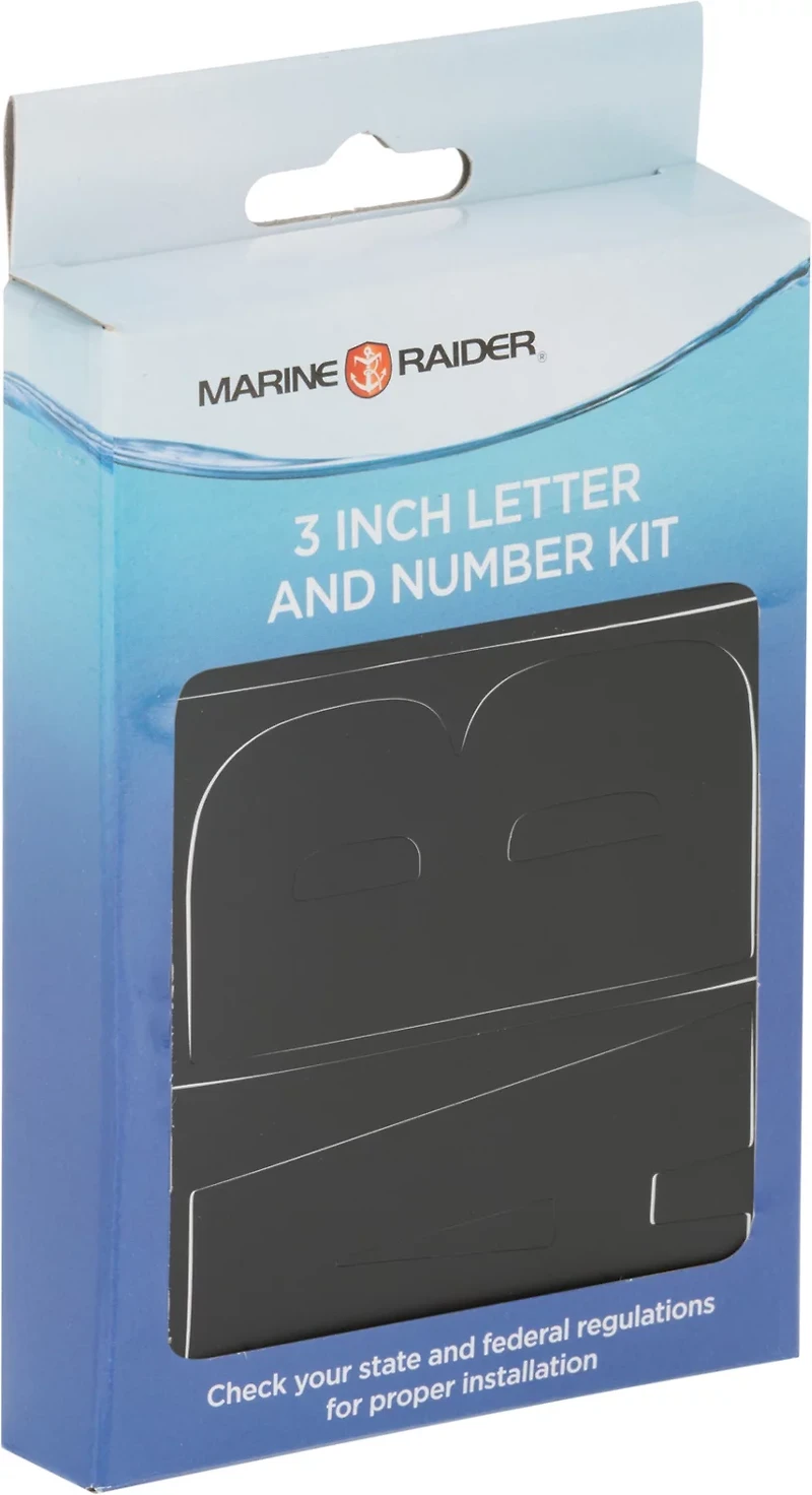 Marine Raider 3 Vinyl Registration Number/Letter Kit