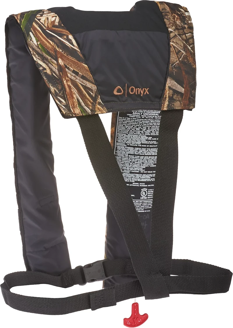 Onyx Outdoor™ 24 Automatic/Manual Inflatable Polyester Life Jacket