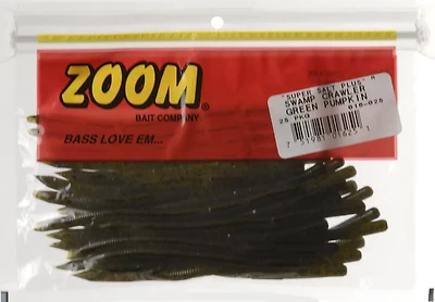 Zoom Swamp Crawler 5-1/2 Worms 25-Pack