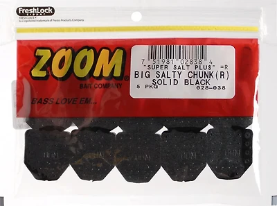 Zoom Big Salty Chunks 3-1/4 Baits 5-Pack