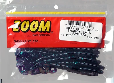 Zoom Shakey Tail 6 Worms 20-Pack