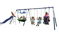 Sportspower Rosemead Metal Swing and Slide Set