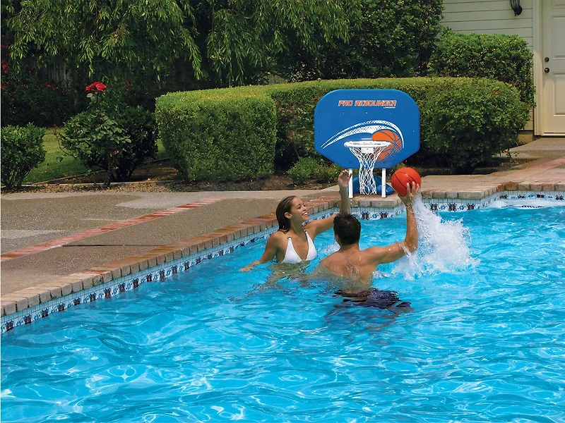 Poolmaster® Pro Rebounder Poolside Basketball/Volleyball Game Combo
