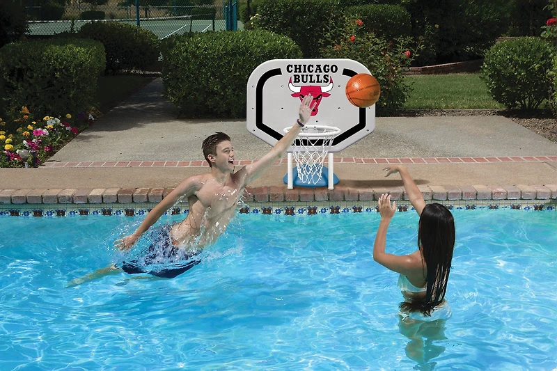 Poolmaster® Chicago Bulls Pro Rebounder Style Poolside Basketball Game