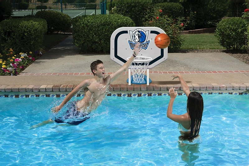Poolmaster® Dallas Mavericks Pro Rebounder Style Poolside Basketball Game