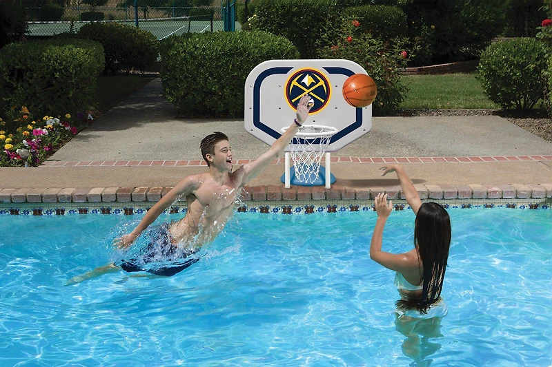 Poolmaster® Denver Nuggets Pro Rebounder Style Poolside Basketball Game