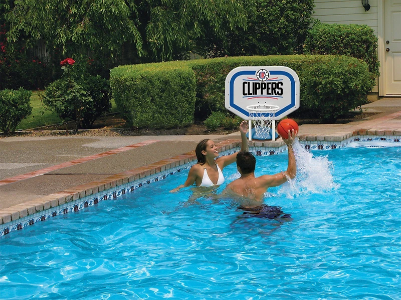 Poolmaster® Los Angeles Clippers Pro Rebounder Style Poolside Basketball Game