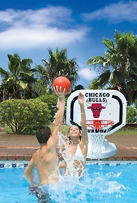 Poolmaster® Chicago Bulls Competition Style Poolside Basketball Game