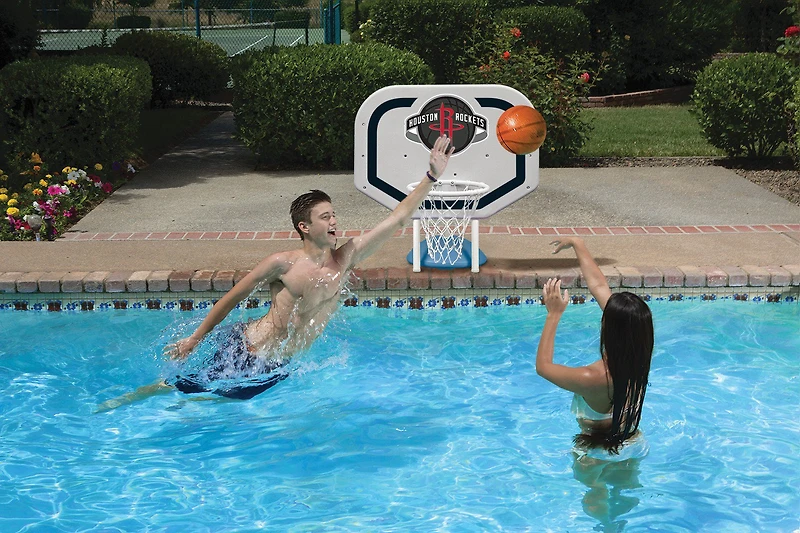 Poolmaster® Houston Rockets Pro Rebounder Style Poolside Basketball Game