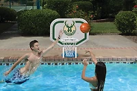 Poolmaster® Milwaukee Bucks Pro Rebounder Style Poolside Basketball Game