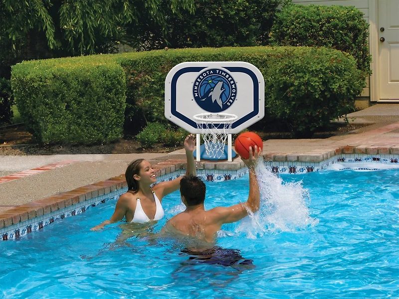 Poolmaster® Minnesota Timberwolves Pro Rebounder Style Poolside Basketball Game