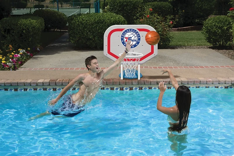 Poolmaster® Philadelphia 76ers Pro Rebounder Style Poolside Basketball Game