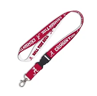 WinCraft University of Alabama 3/4" Lanyard with Detachable Buckle