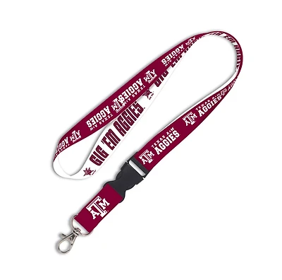 WinCraft Texas A&M University 3/4" Lanyard with Detachable Buckle