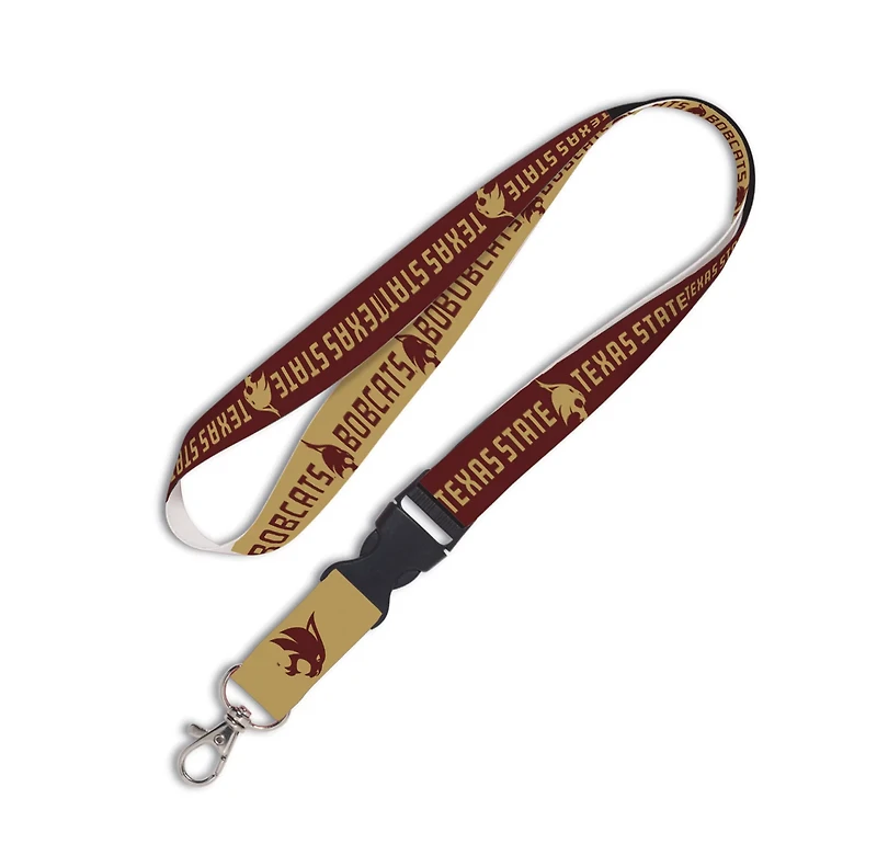 WinCraft Texas State University 3/4" Lanyard with Detachable Buckle