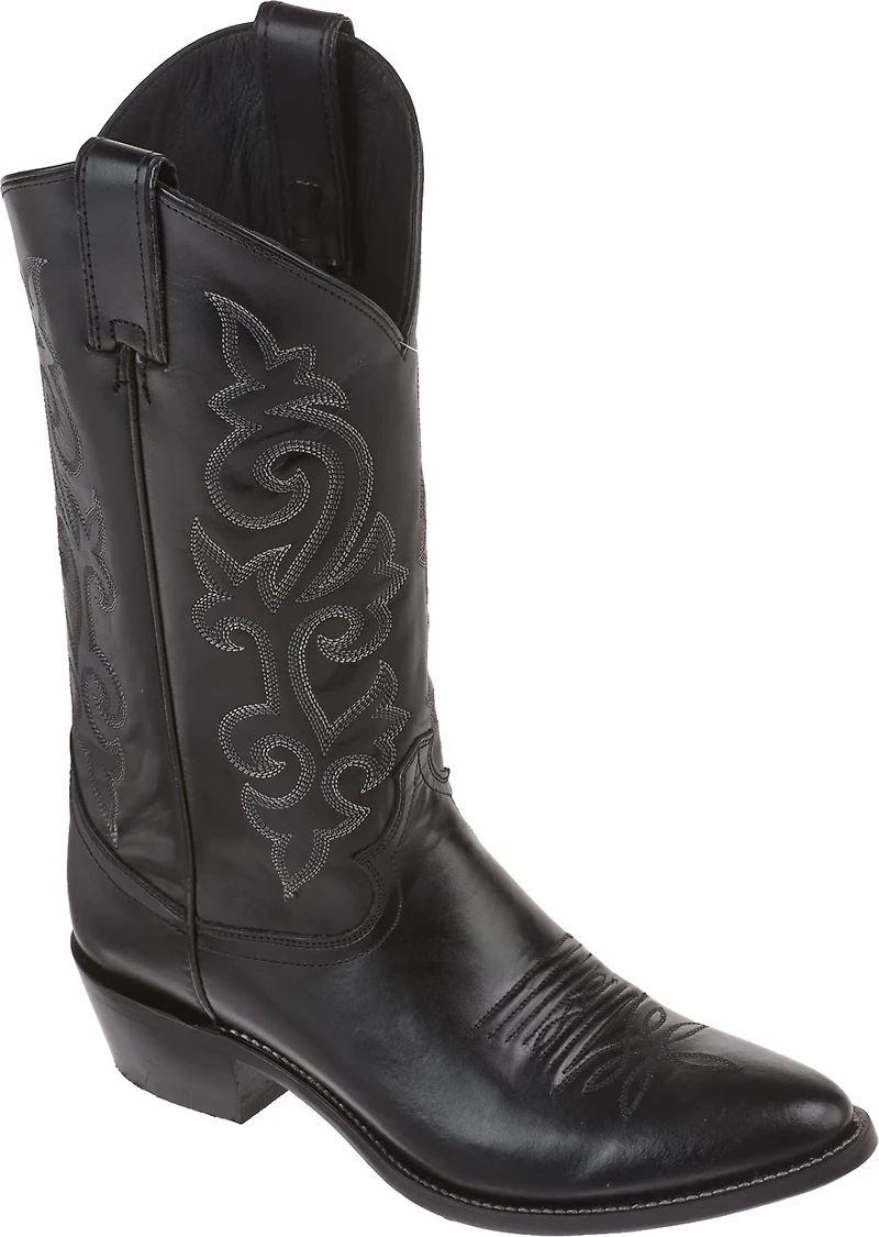 Justin Men's Calfskin Round Toe Western Boots