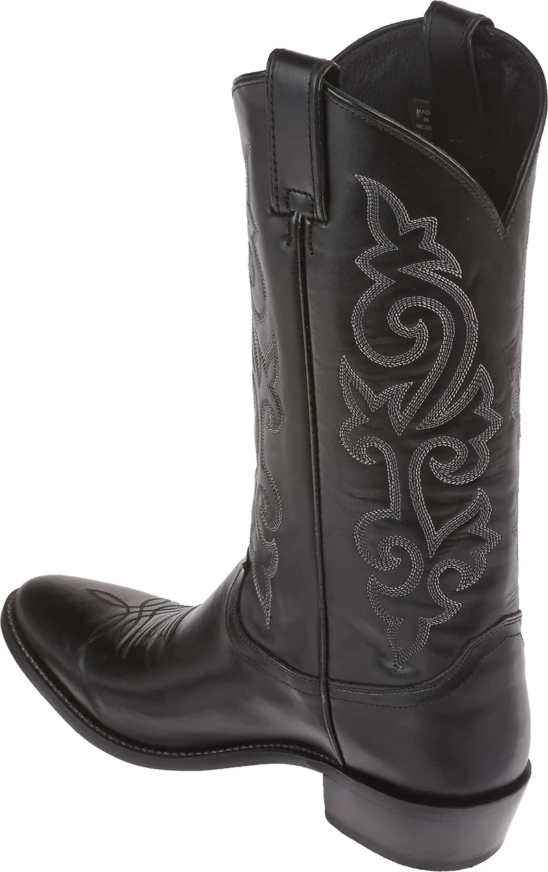 Justin Men's Calfskin Round Toe Western Boots