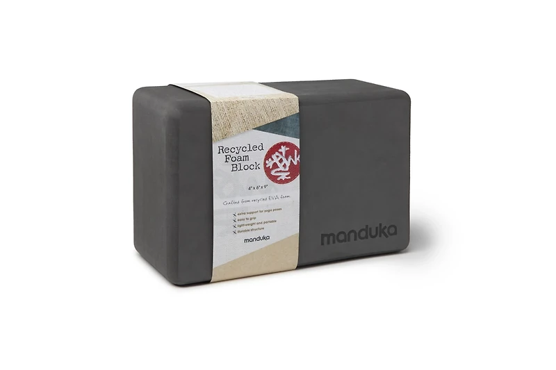 Manduka Recycled Foam Yoga Block