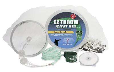 Fitec Super Spreader EZ750 5' EZ Throw Mesh Cast Net