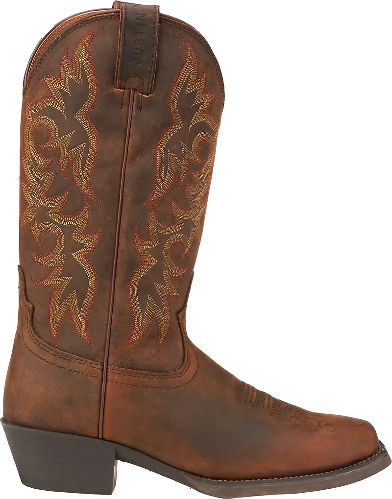 Justin Men's Sorrel Apache Stampede Western Boots