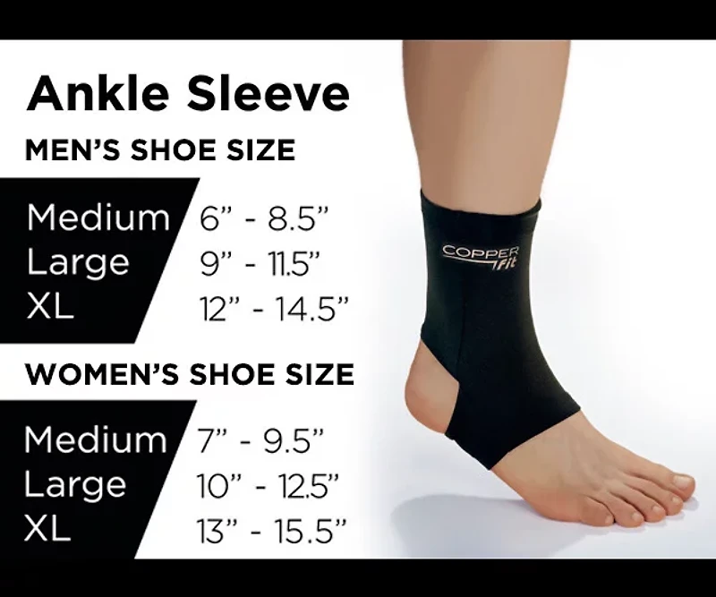 Copper Fit Pro Series Ankle Sleeve