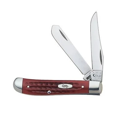 Case® Cutlery Pocket Worn Old Red Bone Mini Trapper Folding Knife