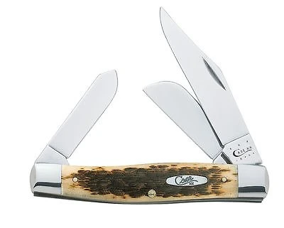Case® Cutlery Amber Bone CS Large Stockman Knife