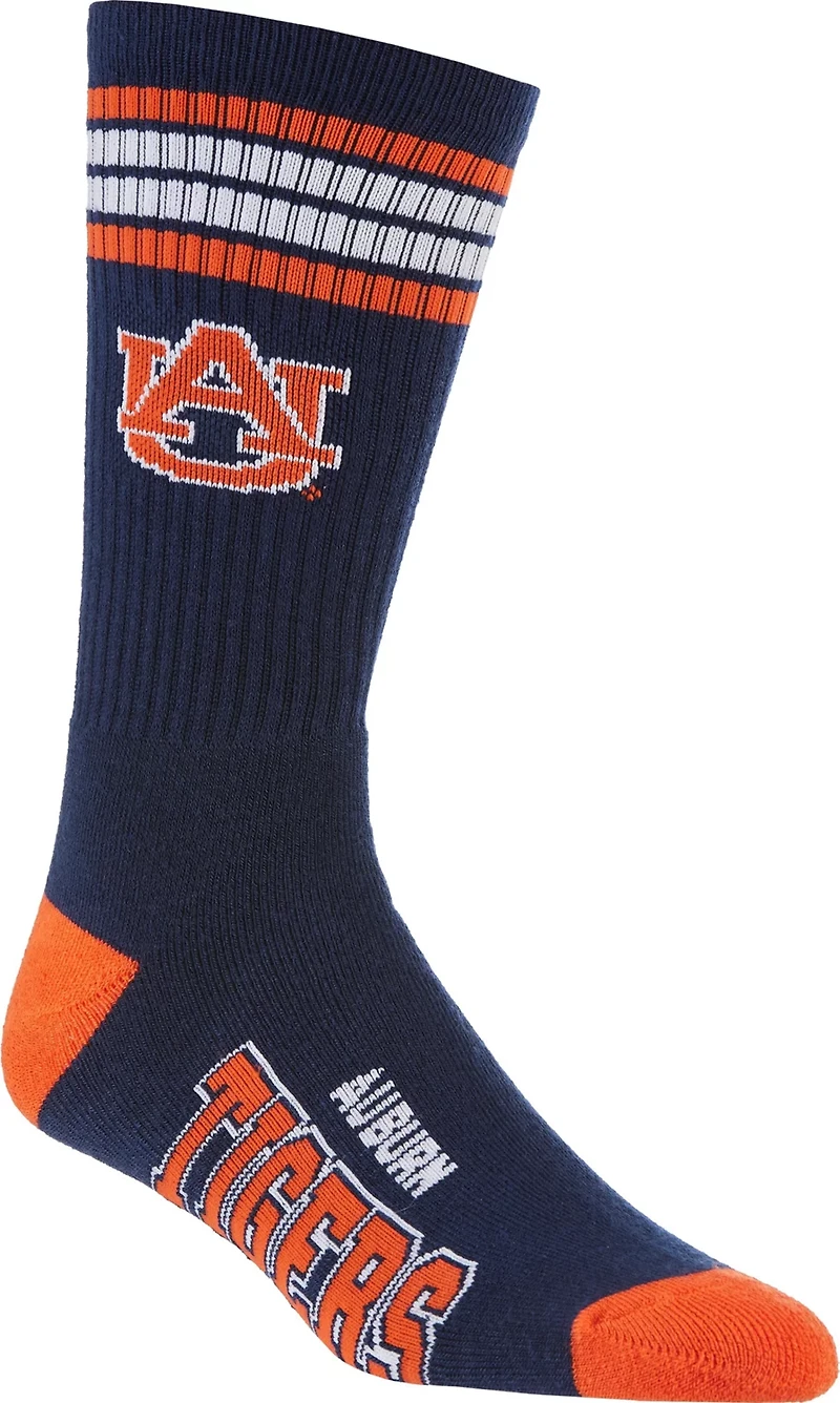 For Bare Feet Adults' Auburn University 4-Stripe Deuce Socks