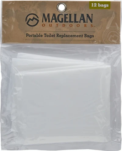 Magellan Outdoors Jon Bag Portable Toilet Replacement Bags 12-Pack