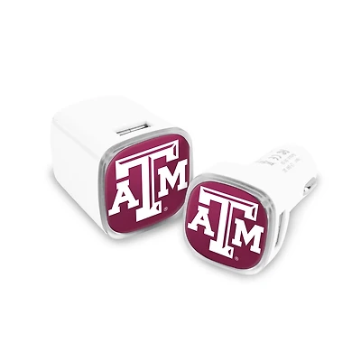 Prime Brands Group Texas A&M University USB Chargers 2-Pack