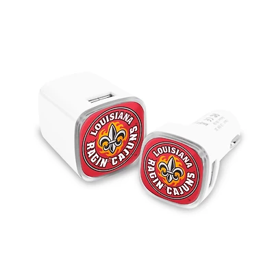 Prime Brands Group University of Louisiana at Lafayette USB Chargers 2-Pack