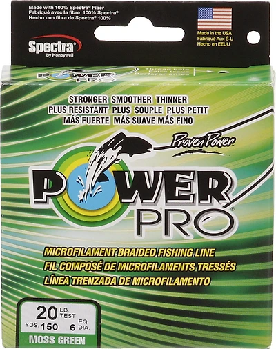 PowerPro 20 lb 150 yards Braided Fishing Line