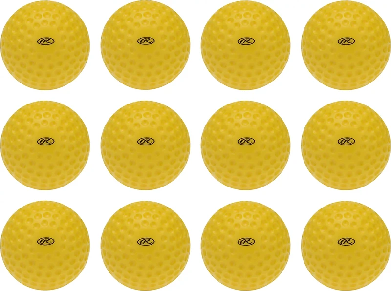 Rawlings 9 in Pitching Machine Baseballs 12-Pack