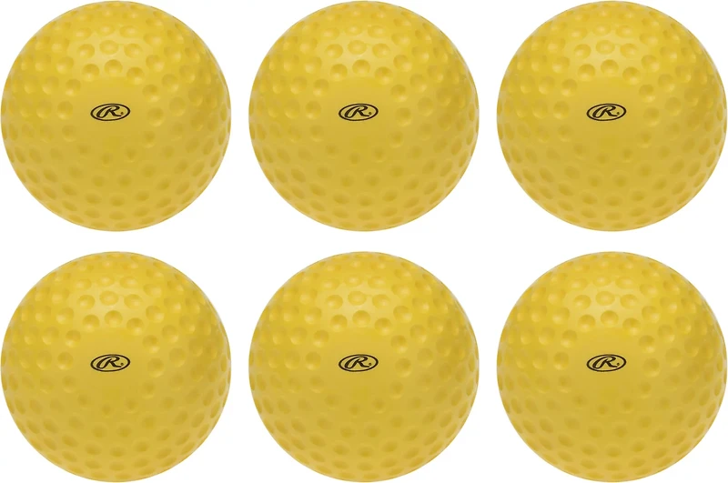Rawlings Pitching Machine 12 in Softballs 6-Pack