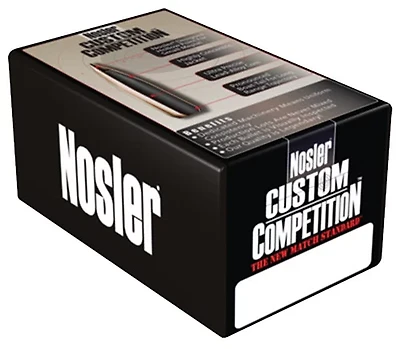 Nosler Custom Competition HP .22 Caliber 77-Grain Reloading Bullets