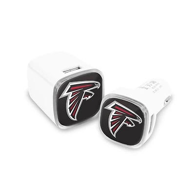 Prime Brands Group Atlanta Falcons USB Chargers 2-Pack
