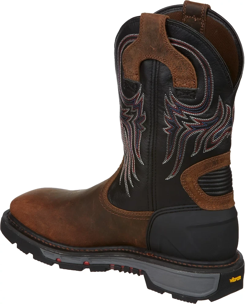 Justin Men's Commander X5 EH Steel Toe Wellington Work Boots