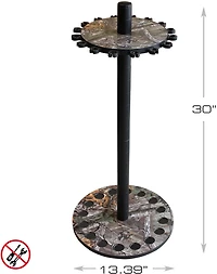 Rush Creek Realtree 16-Rod Round Rack