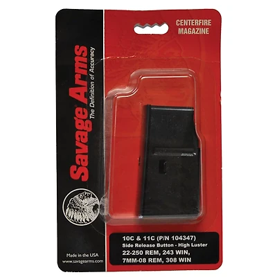 Savage 10/11/12 .22-250 Remington 4-Round Replacement Magazine