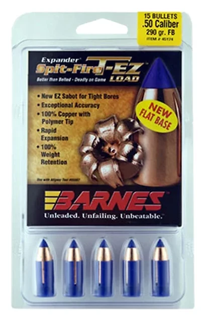 BARNES Spit-Fire T-EZ FB .50 250-Grain Black Powder Bullets