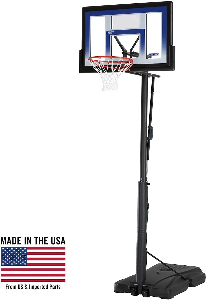 Lifetime Courtside 48 in Polycarbonate Portable Basketball Hoop
